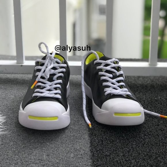 Converse JP Modern LE Black Yellow Shoes Women's AUTHENTIC Size 6.5 158343C - Picture 7 of 8